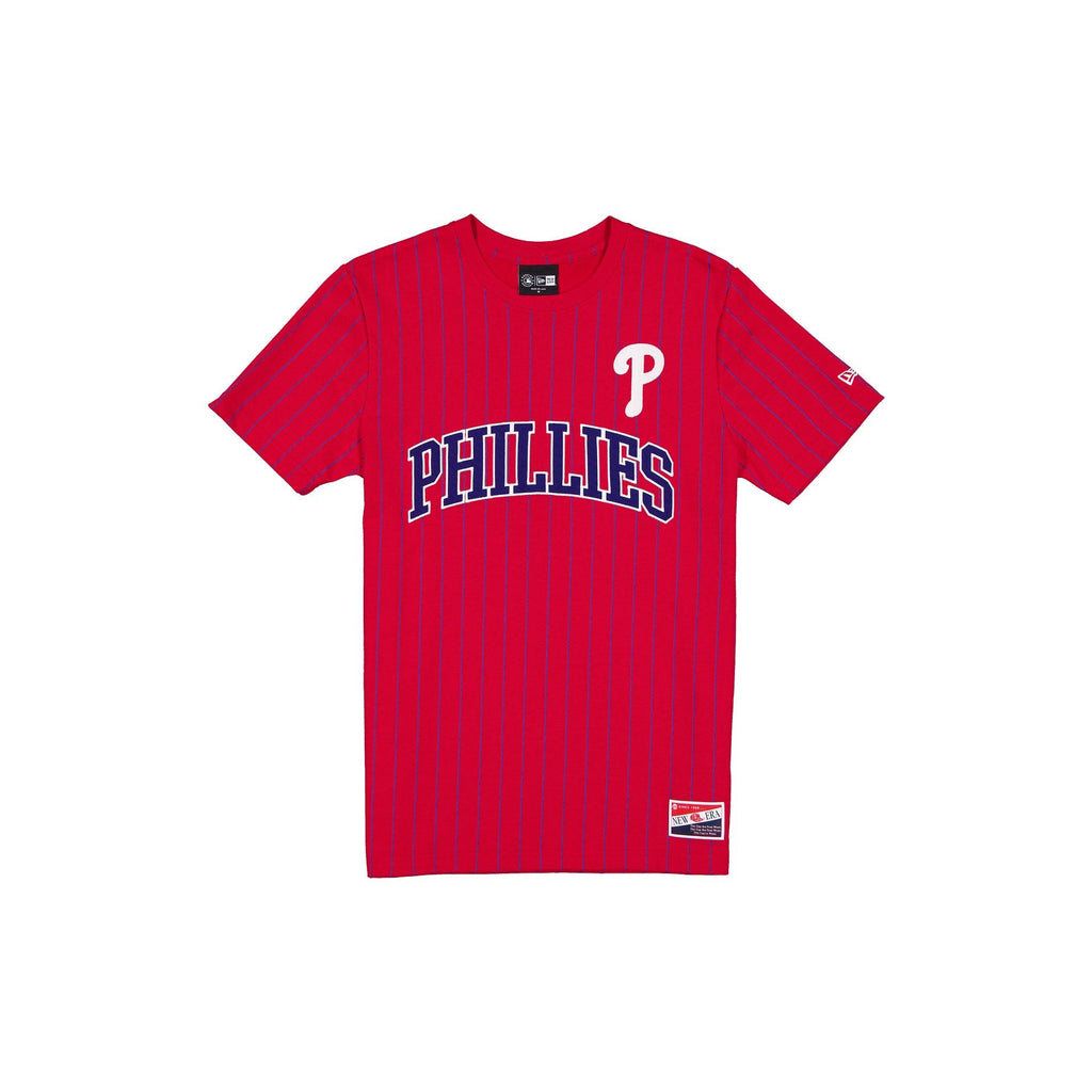 Philadelphia Phillies Throwback Applique Pinstripe T-Shirt