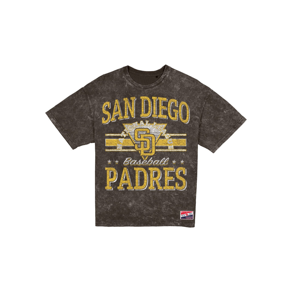 San Diego Padres Throwback Vintage Wash Women's T-Shirt