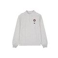 Houston Astros Logo Essentials Heather Gray Quarter Zip