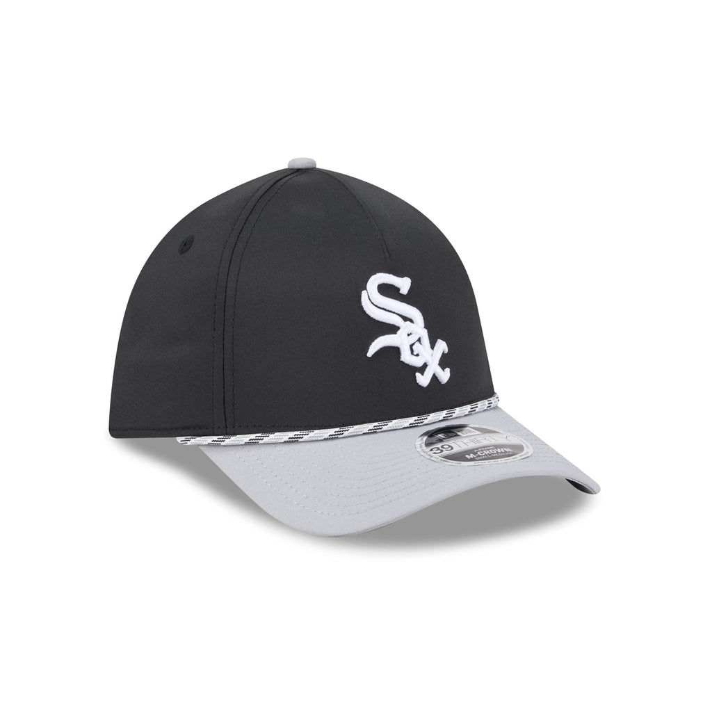 Chicago White Sox Rope 39THIRTY M-Crown A-Frame Stretch Fit Hat