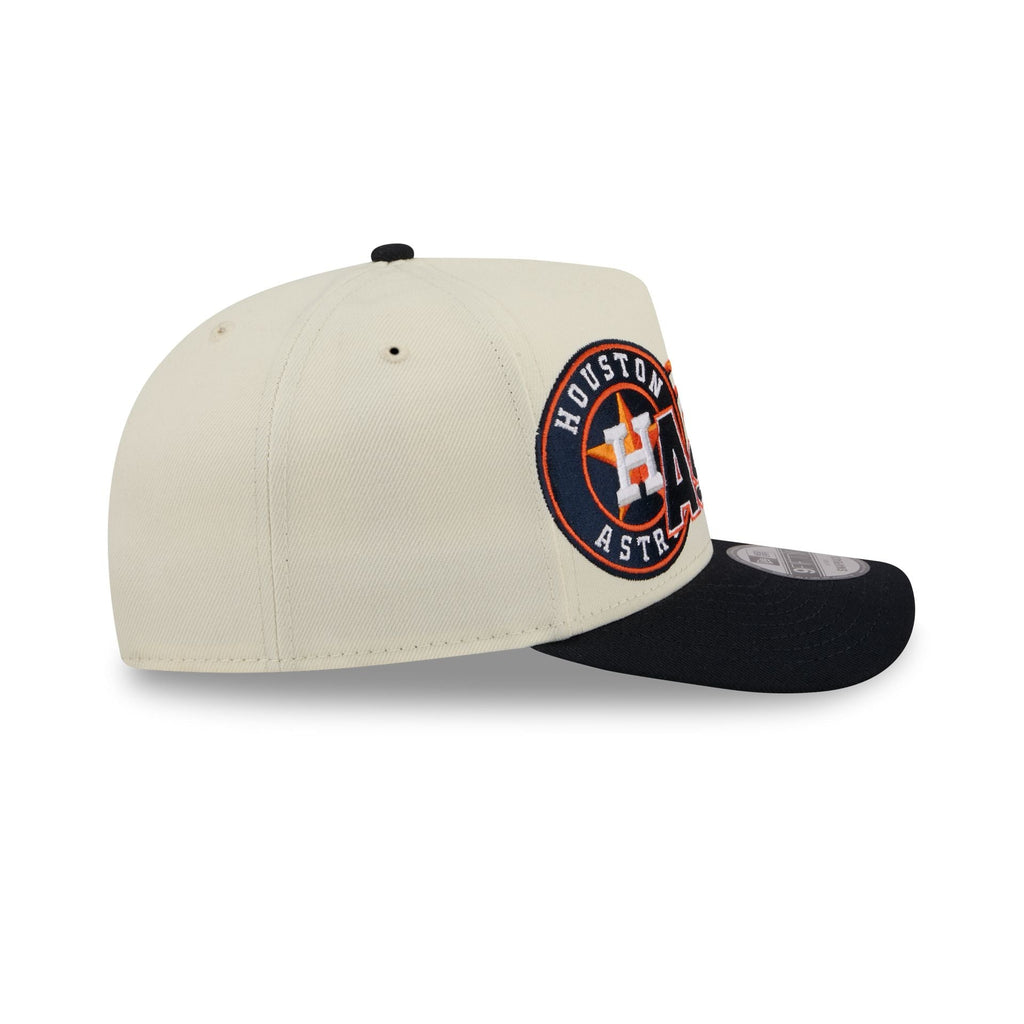Houston Astros Chrome White Classic 9FIFTY A-Frame Snapback Hat