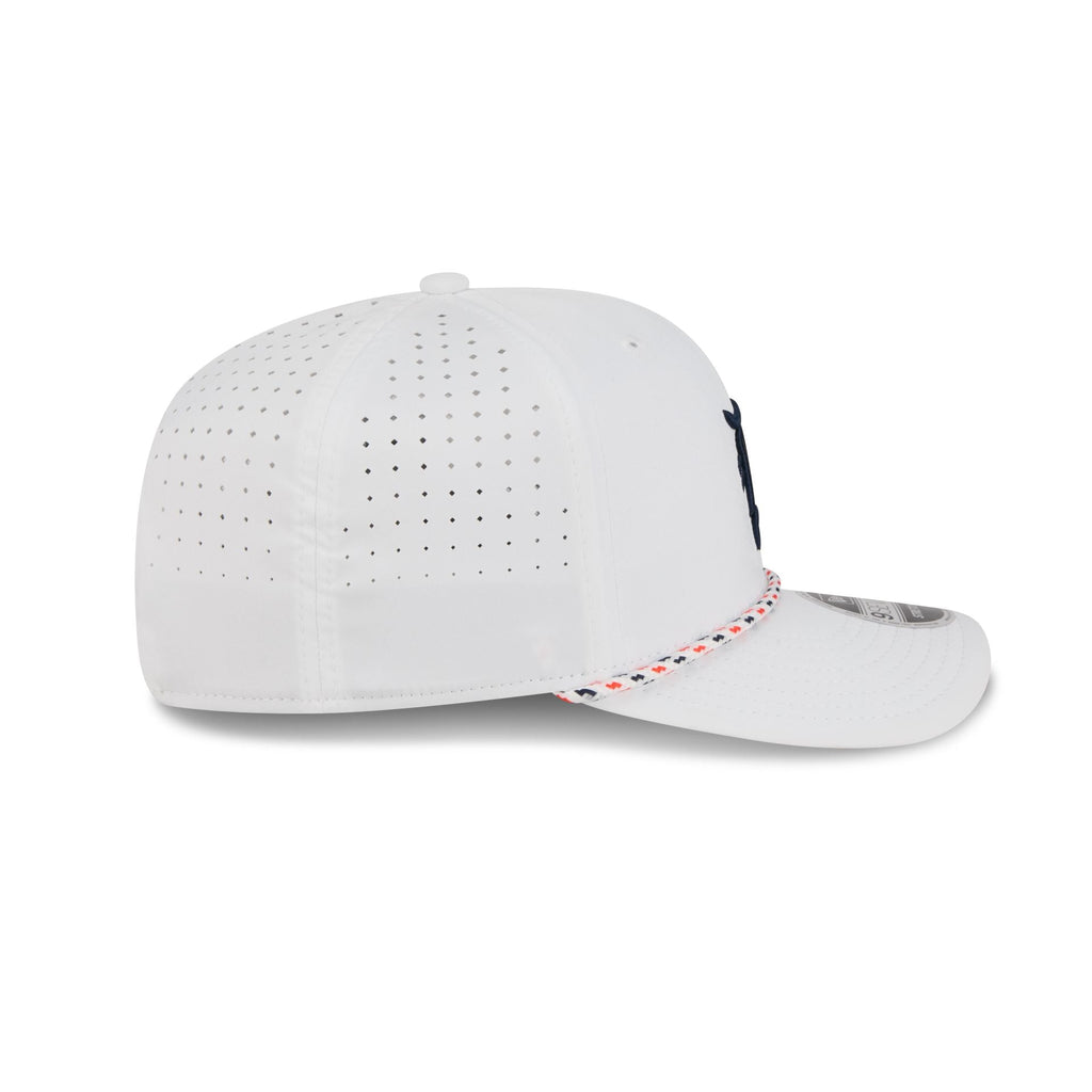 Detroit Tigers Optic White Performance Rope 9SEVENTY Stretch-Snap Hat