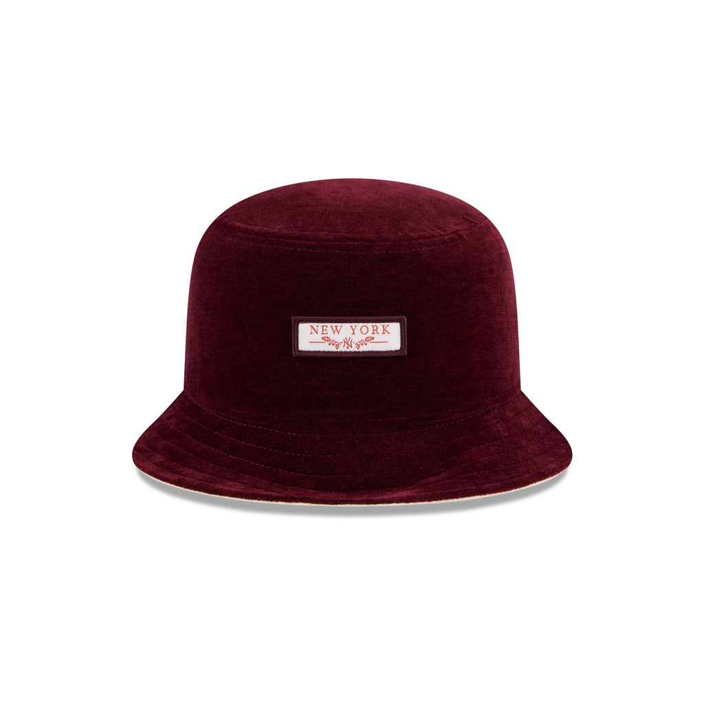 New York Yankees Fall Velvet Bucket Hat