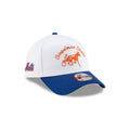 Siegelman Stable x New York Mets Blue Visor 9FORTY A-Frame Snapback Hat