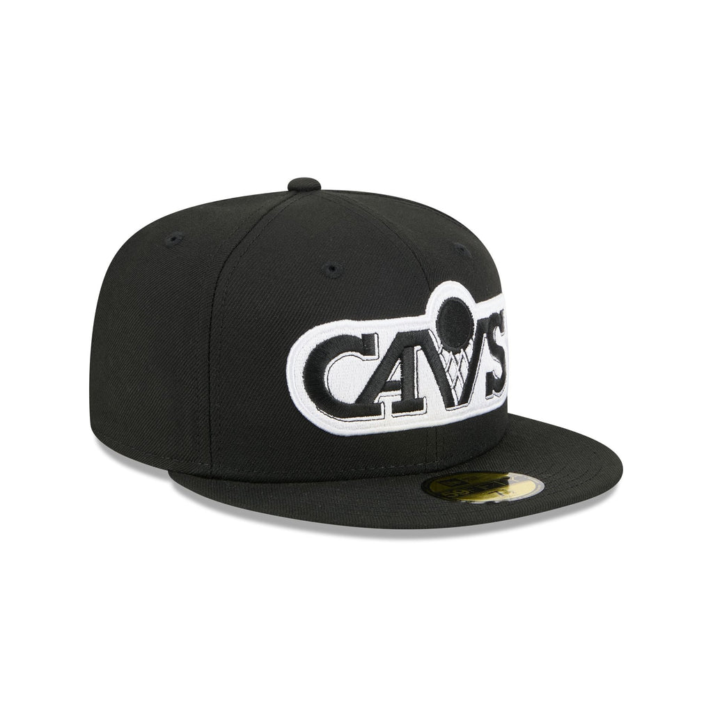 Cleveland Cavaliers 1983-1993 Hardwood Classics Black 59FIFTY Fitted Hat