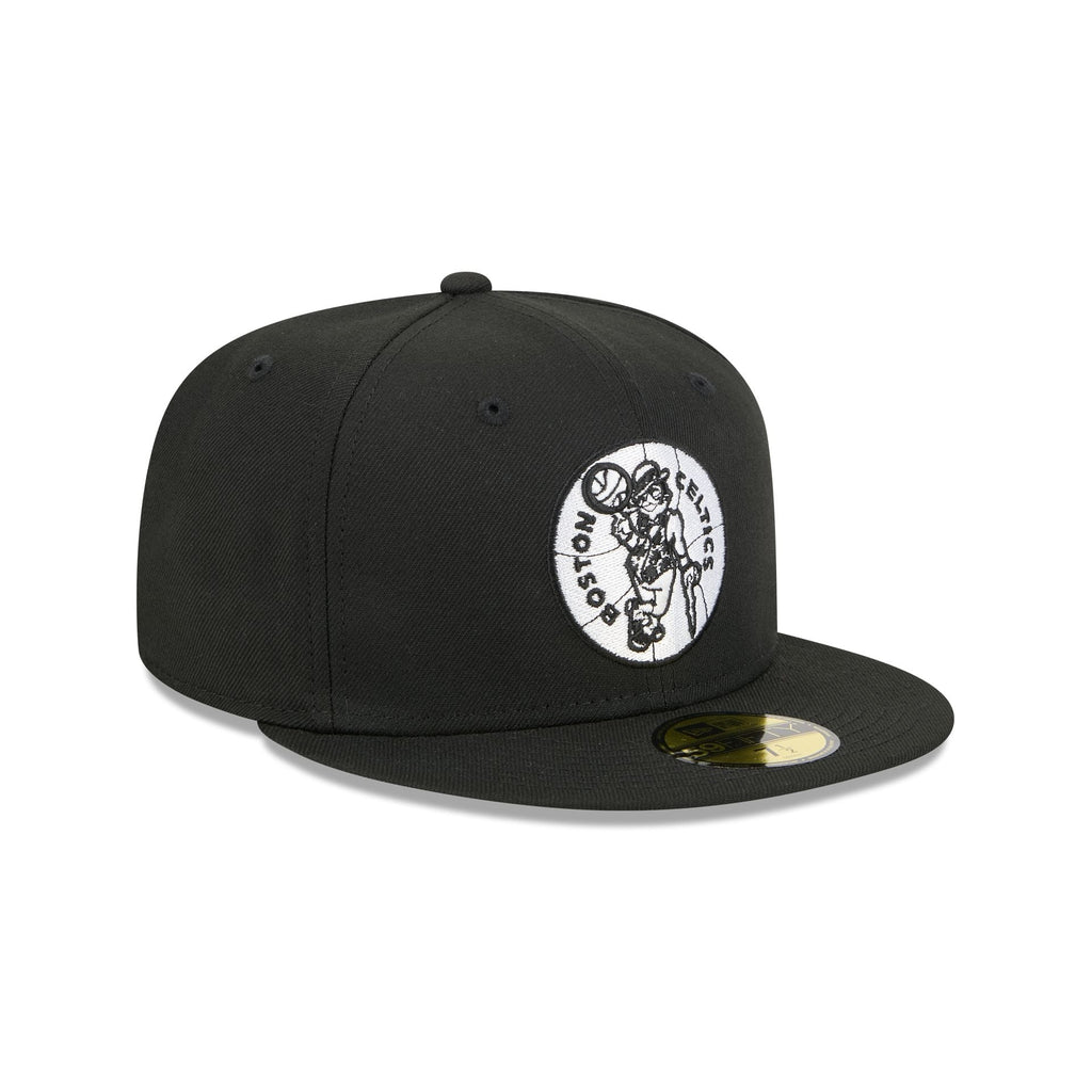 Boston Celtics 1968-1977 Hardwood Classics Black 59FIFTY Fitted Hat