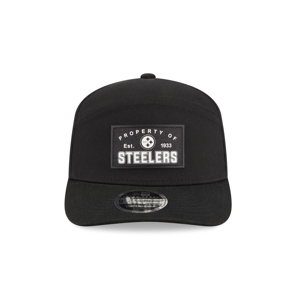 Pittsburgh Steelers Property of Patch Split Panel 9SEVENTY Stretch-Snap Hat