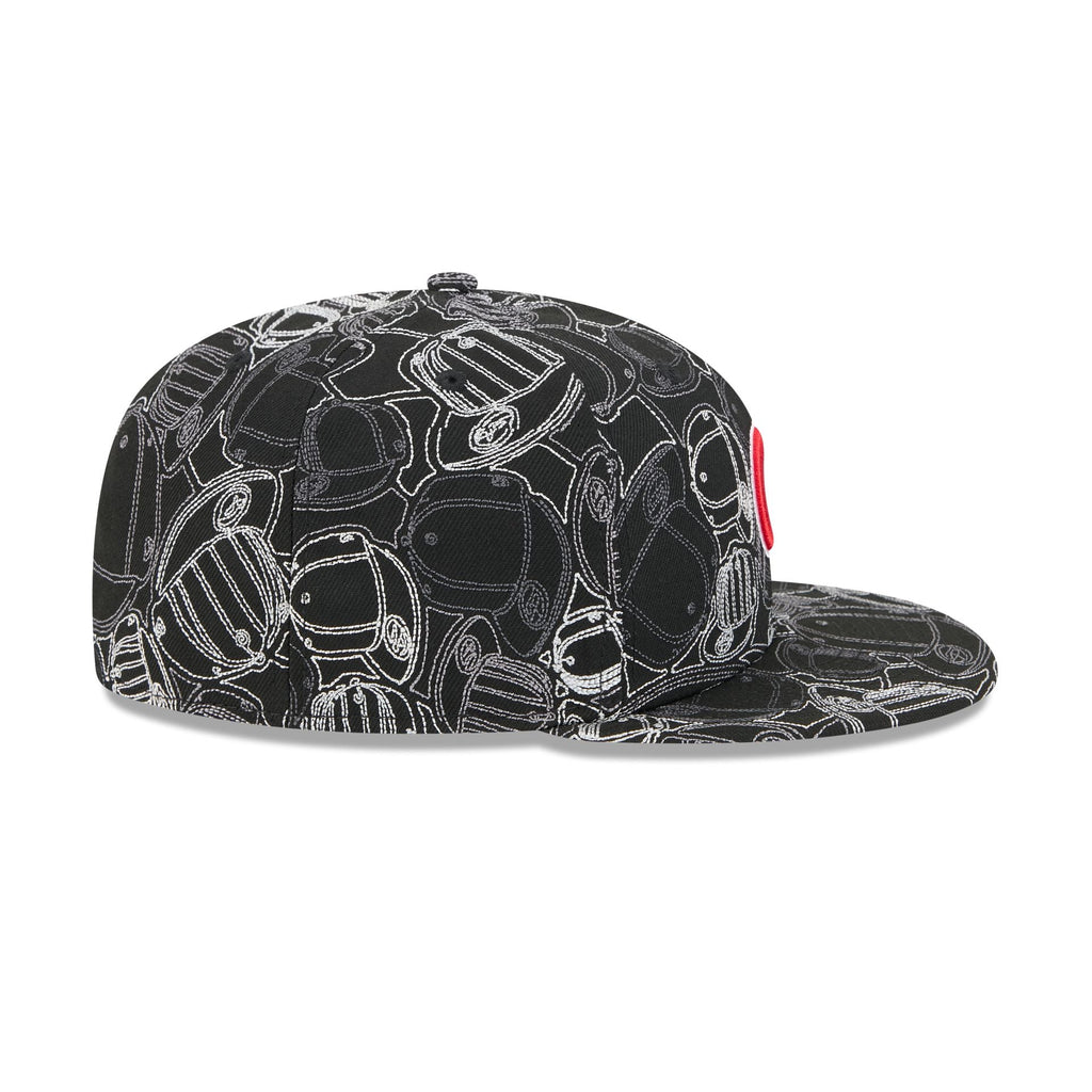 Chicago Cubs Cap Scramble 59FIFTY Fitted Hat