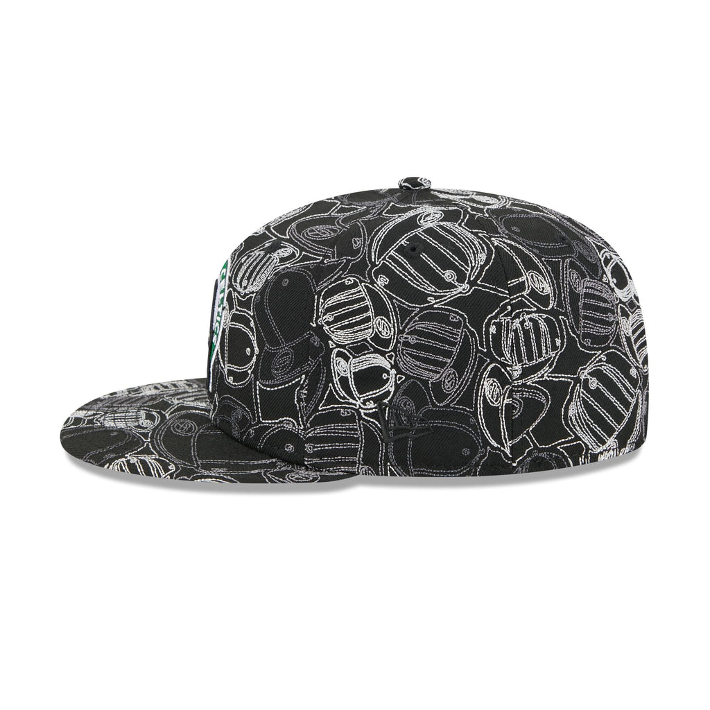 Boston Celtics Cap Scramble 59FIFTY Fitted Hat