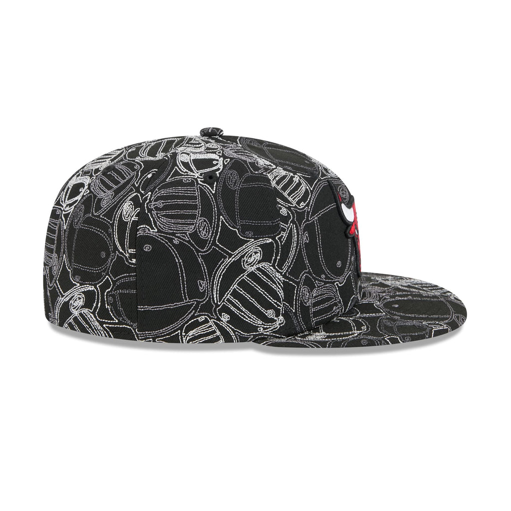 Chicago Bulls Cap Scramble 59FIFTY Fitted Hat