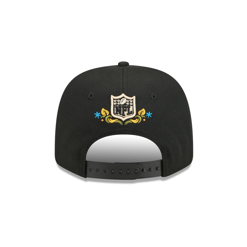 Miami Dolphins Black Color Pop 9SEVENTY Stretch-Snap Hat