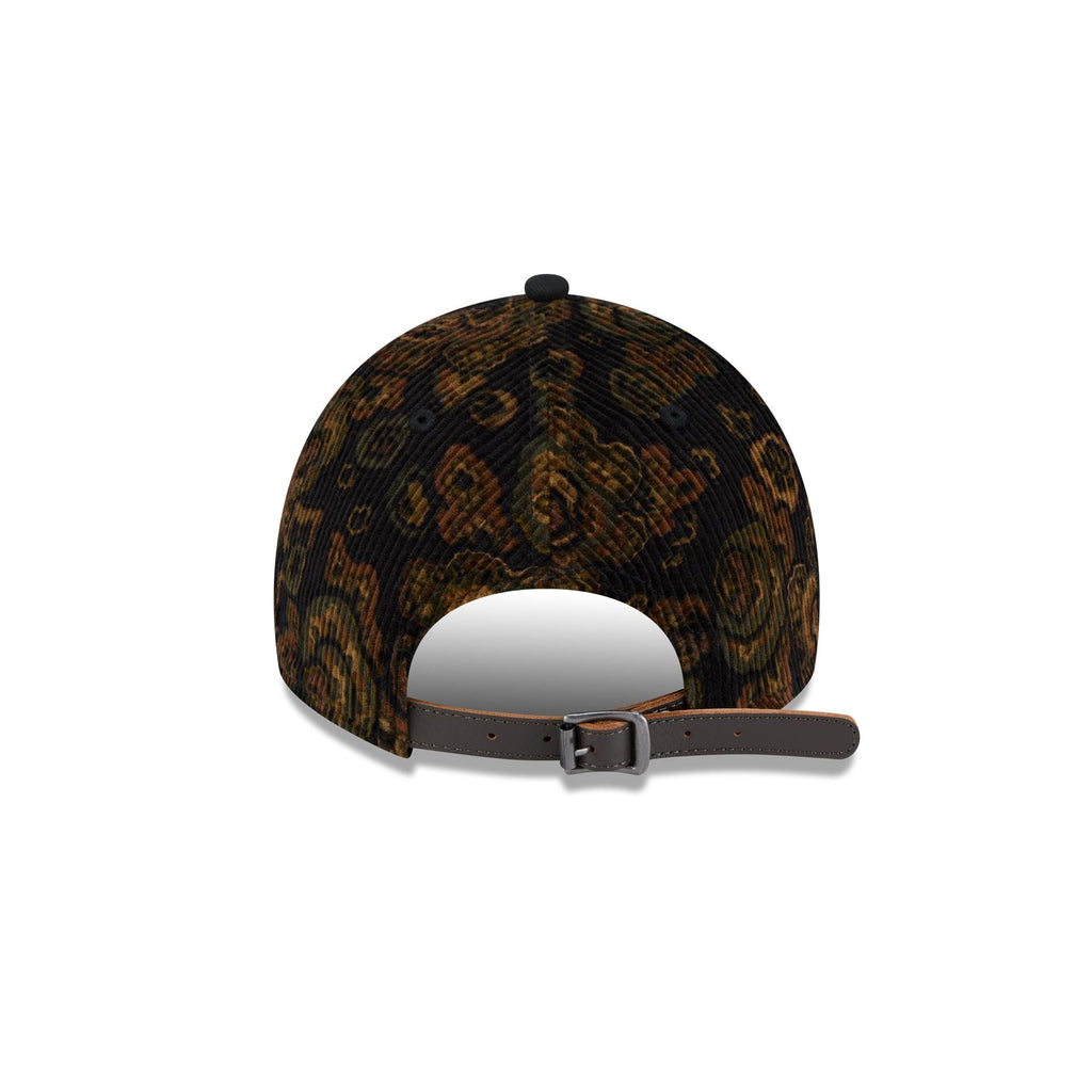 Atlanta Braves Three Looms Floral Corduroy 9TWENTY Adjustable Hat