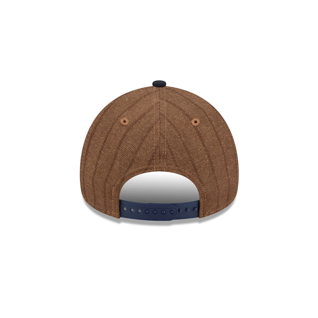 Boston Red Sox Three Looms Wool Pinstripe 9FORTY A-Frame Snapback Hat
