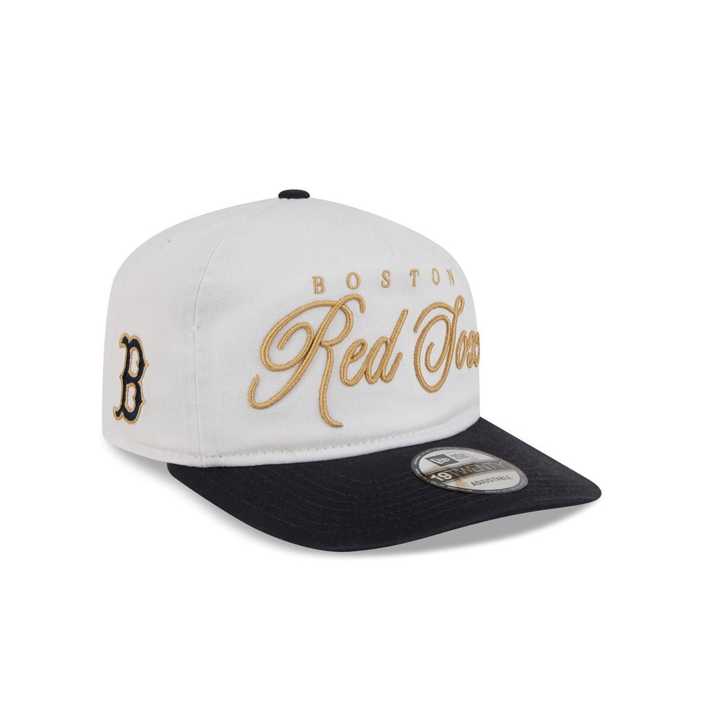 Boston Red Sox Gold Scripted 19TWENTY Adjustable Hat
