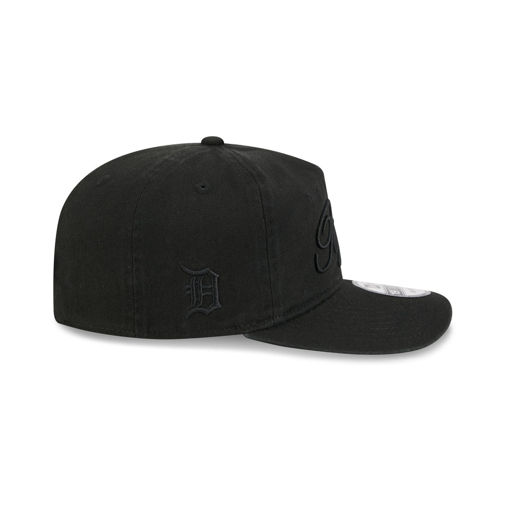 Detroit Tigers All Black Scripted 19TWENTY Adjustable Hat