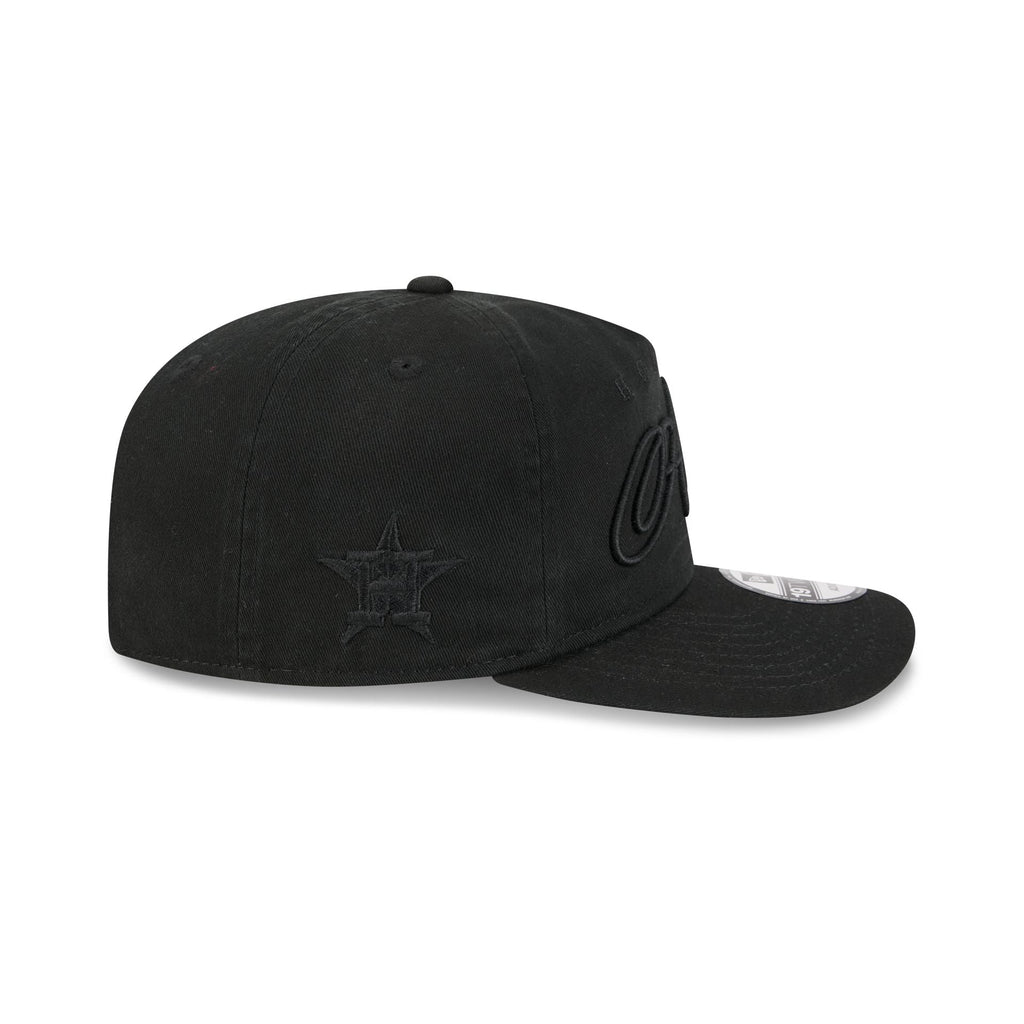 Houston Astros All Black Scripted 19TWENTY Adjustable Hat