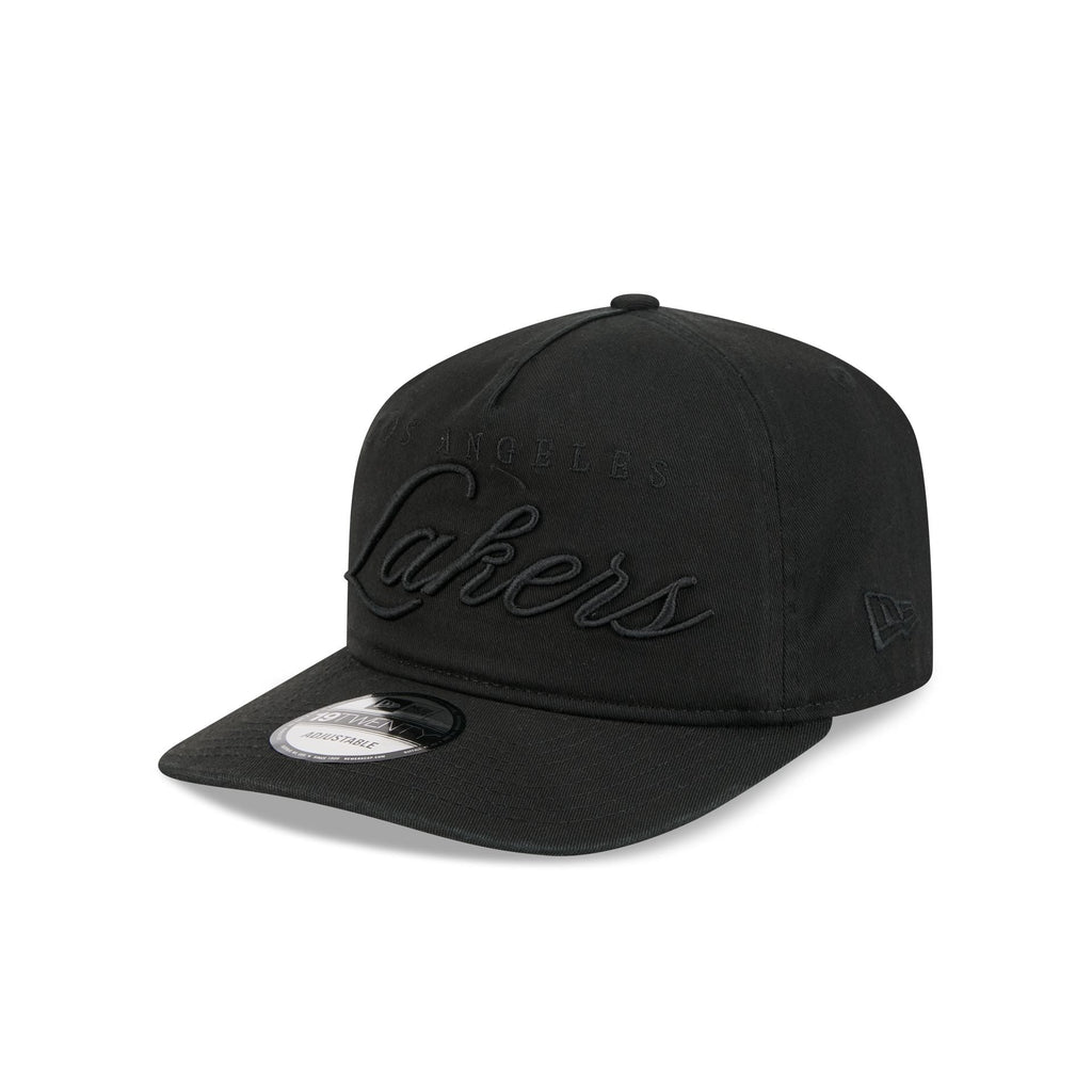 Los Angeles Lakers All Black Scripted 19TWENTY Adjustable Hat