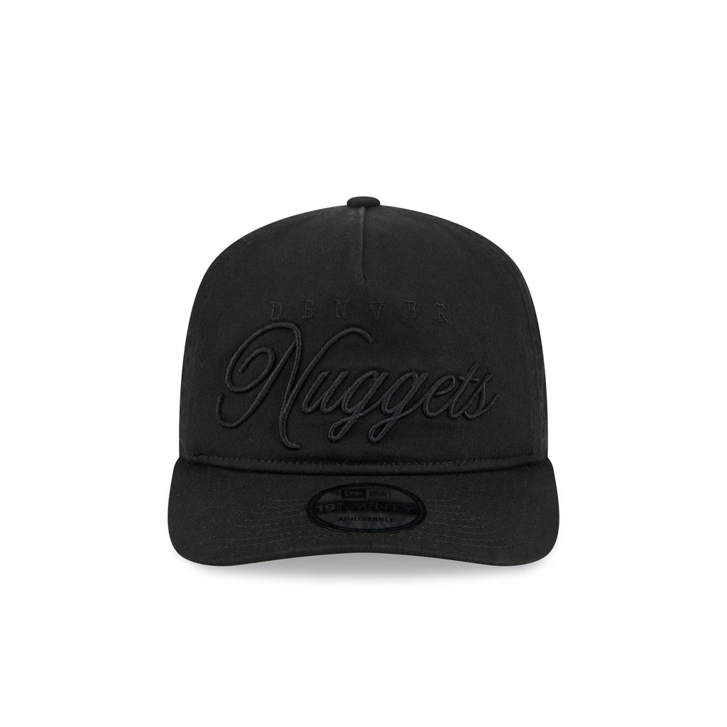 Denver Nuggets All Black Scripted 19TWENTY Adjustable Hat
