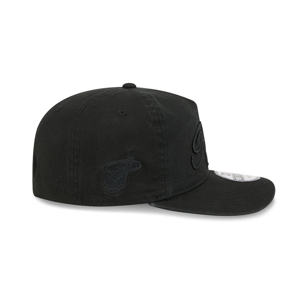 Miami Heat All Black Scripted 19TWENTY Adjustable Hat