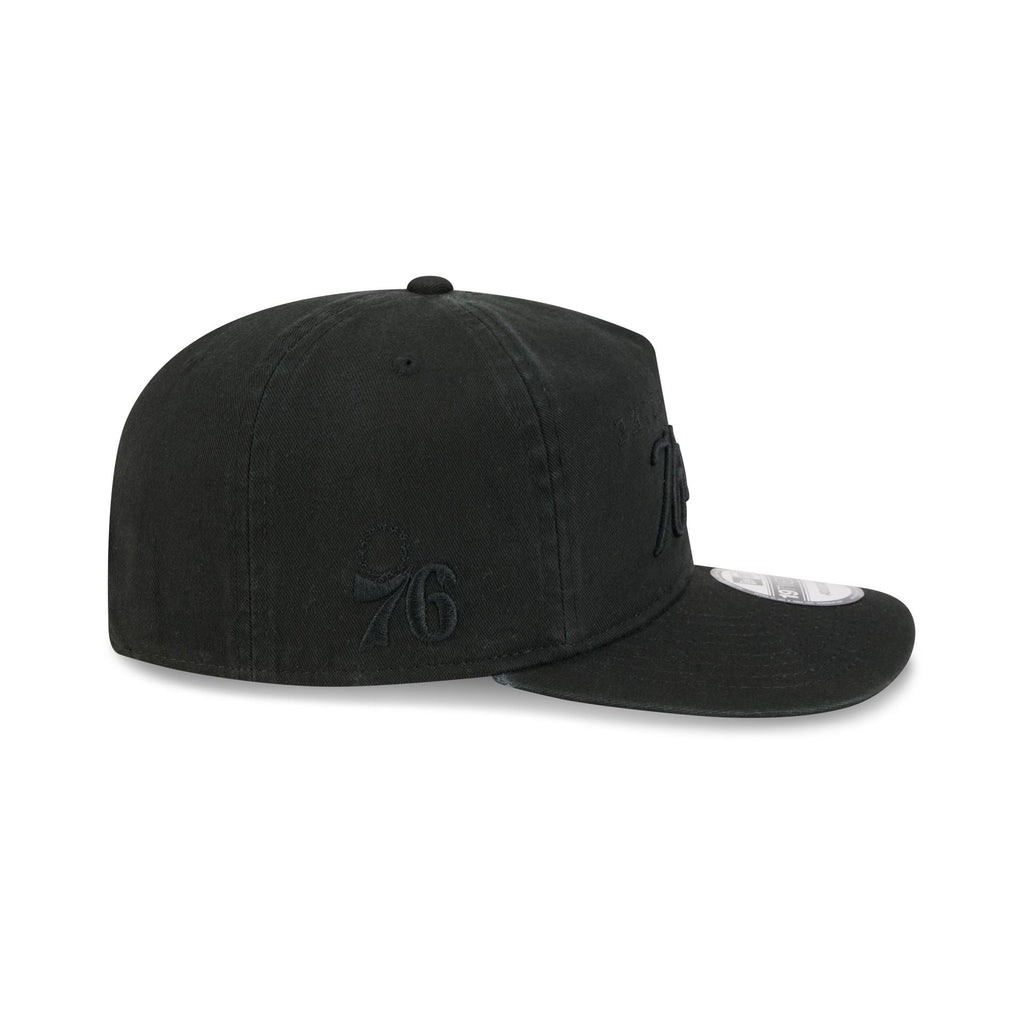 Philadelphia 76ers All Black Scripted 19TWENTY Adjustable Hat