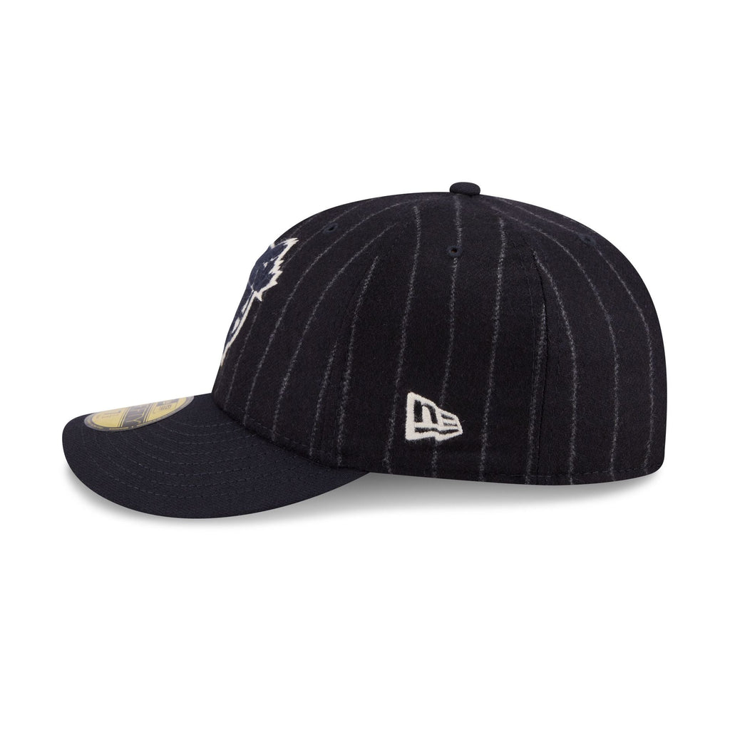 Toronto Blue Jays Pinstripe Merino & Cashmere Moon 59FIFTY Fitted Hat