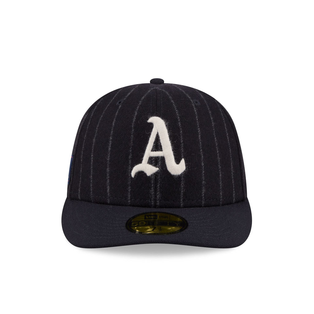 Athletics Pinstripe Merino & Cashmere Moon 59FIFTY Fitted Hat