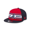 Atlanta Braves Team Stripes Retro Crown 9FIFTY Snapback Hat