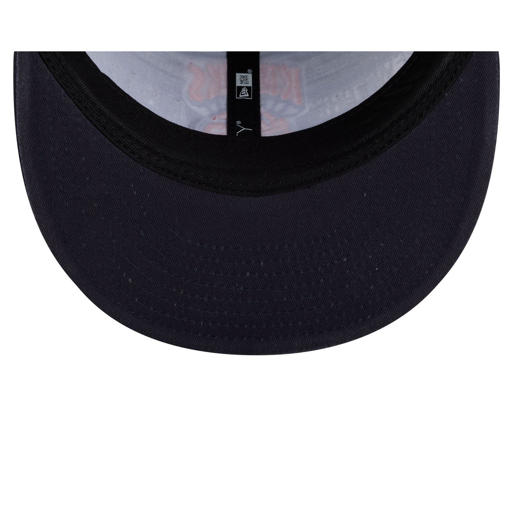 New York Knicks Team Stripes Retro Crown 9FIFTY Snapback Hat