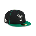 Milwaukee Bucks Felt Logo Retro Crown 59FIFTY Fitted Hat