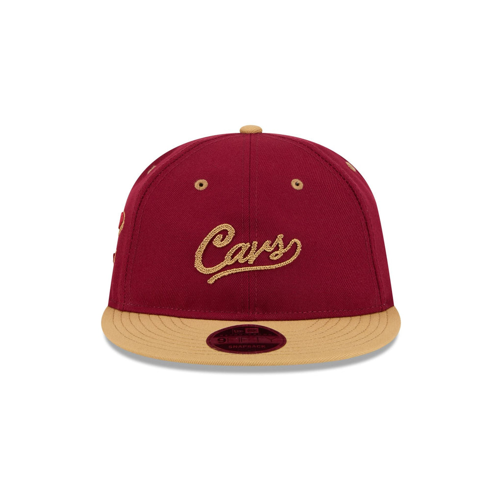 Cleveland Cavaliers Chainstitch Script Retro Crown 9FIFTY Snapback Hat