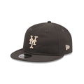 New York Mets Three Looms Nylon Black Retro Crown 9FIFTY Adjustable Hat