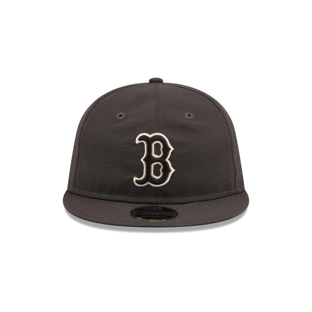Boston Red Sox Three Looms Nylon Black Retro Crown 9FIFTY Adjustable Hat
