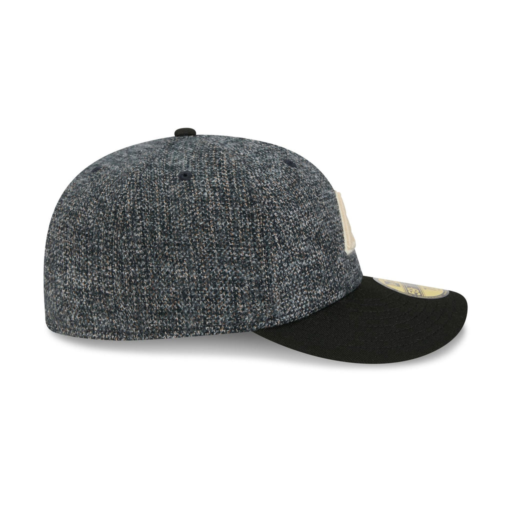 Arizona Diamondbacks Three Looms Tweedy Cotton Black 59FIFTY Fitted Hat