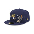 Milwaukee Brewers Bugs Bunny Swing 59FIFTY Fitted Hat