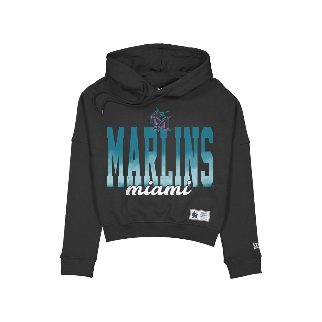 Miami Marlins 2026 City Connect Women's Cropped Hoodie
