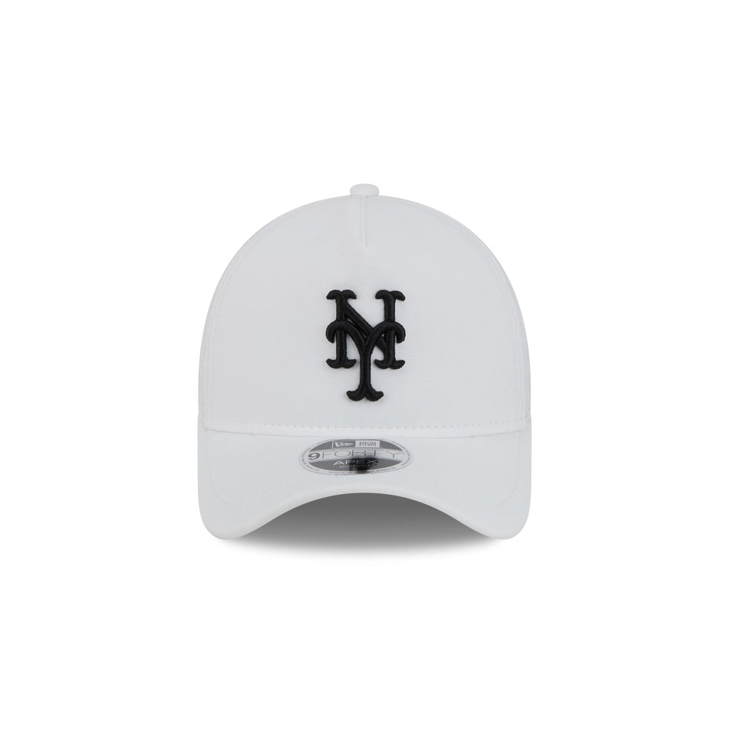 New York Mets White 9FORTY APEX Snapback Hat