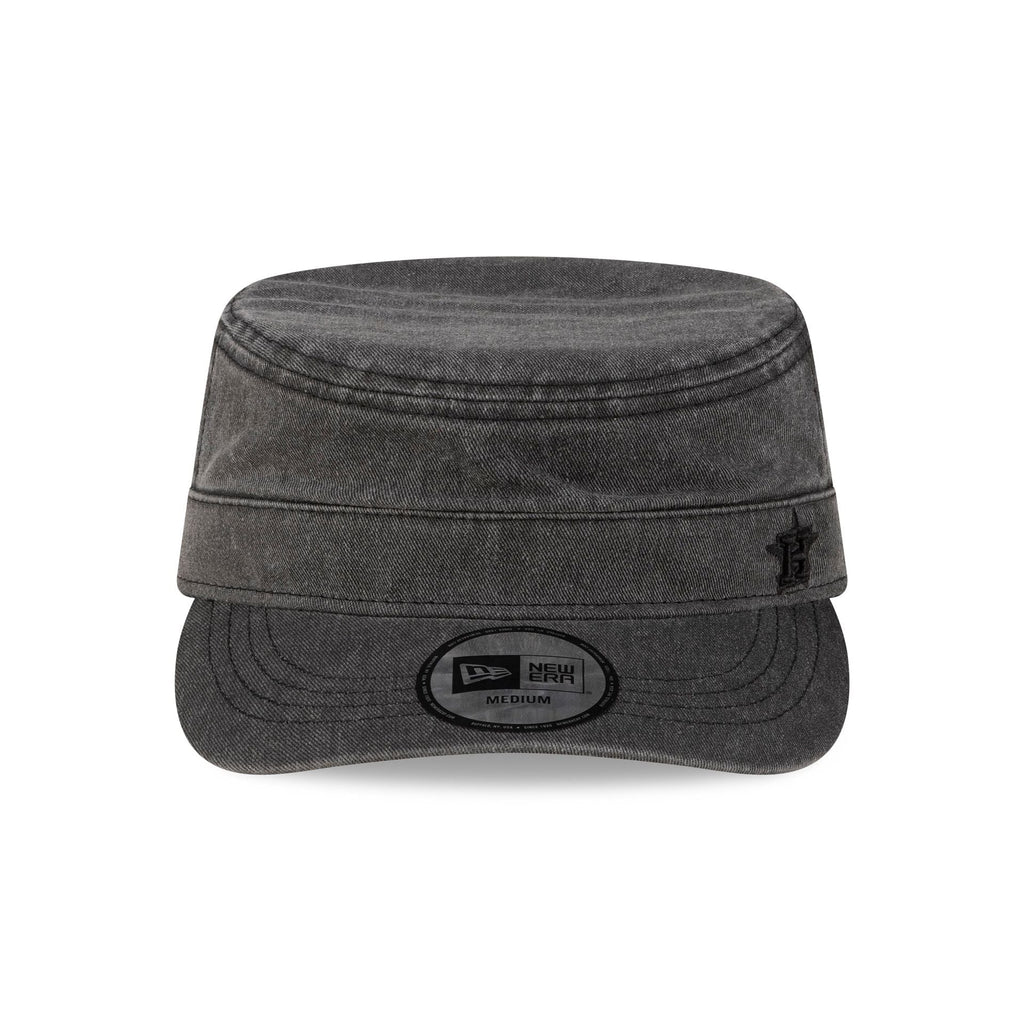 Houston Astros Pigment Dye Black Military Cap