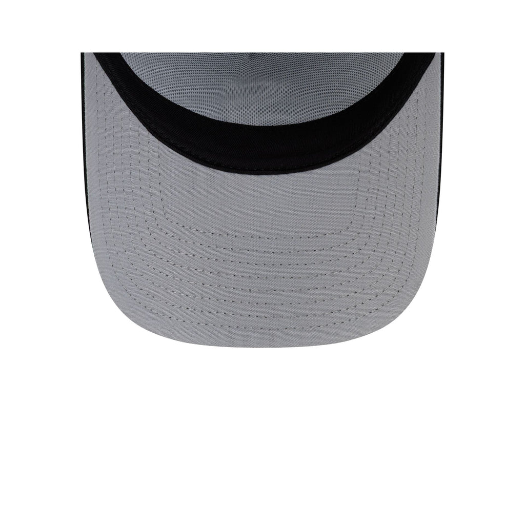 Chicago Cubs Side Script Black 9FORTY A-Frame Trucker Hat