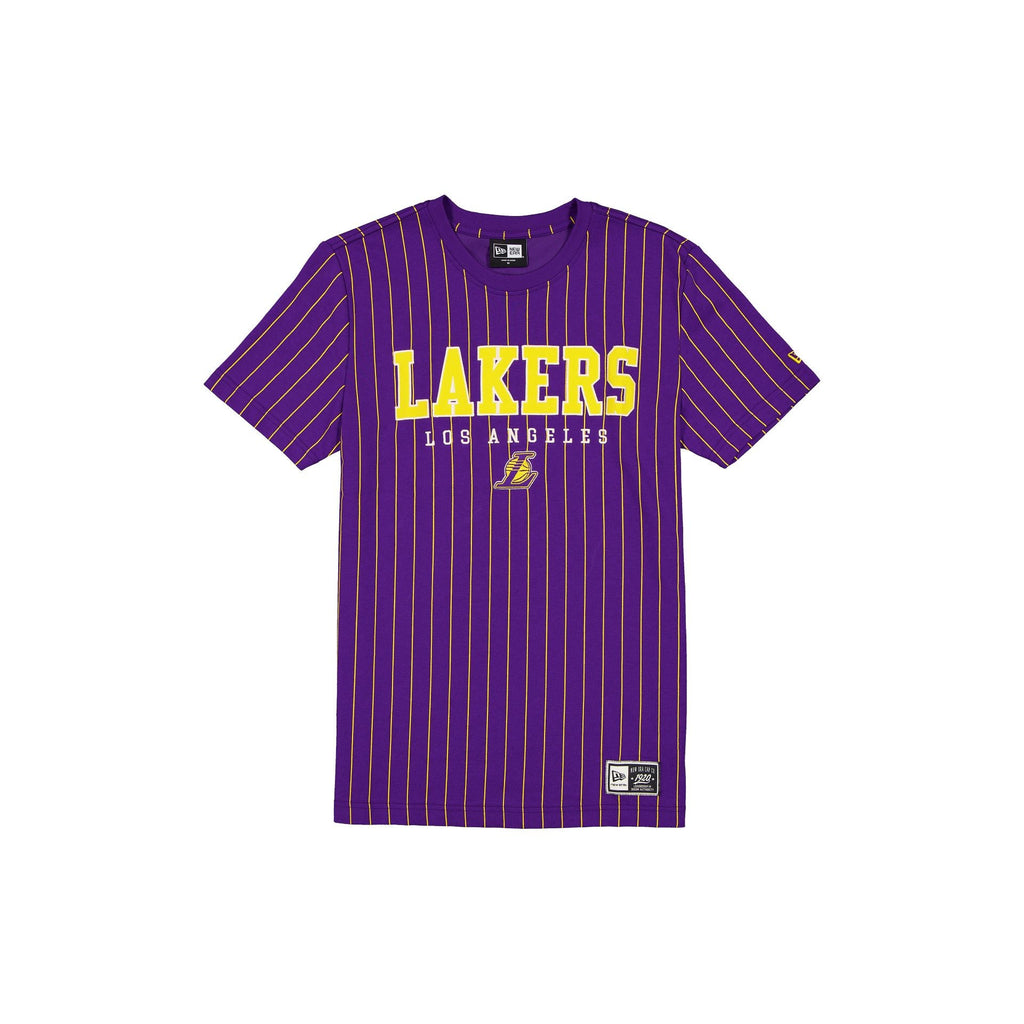 Los Angeles Lakers Throwback Pinstripe Varsity T-Shirt