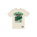 Boston Celtics Throwback Net Chrome White T-Shirt