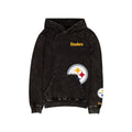 Pittsburgh Steelers Logo Washed Black Hoodie