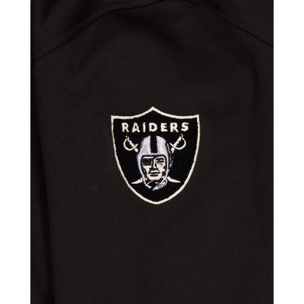 Las Vegas Raiders Throwback Boucle Black Crewneck