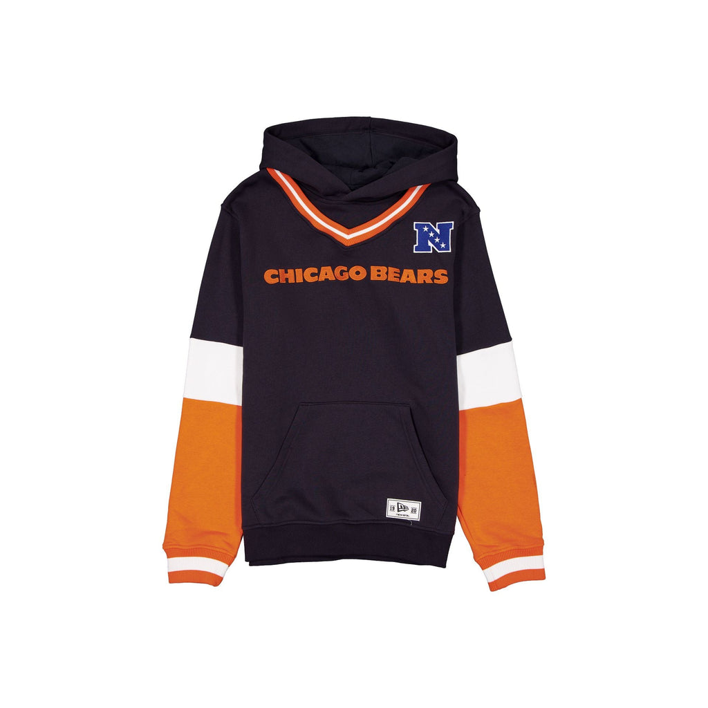 Chicago Bears V-Neck Hoodie