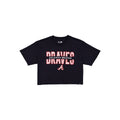 Atlanta Braves Women's Cropped Split T-Shirt