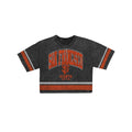 San Francisco Giants Women's Vintage Stripe Cropped T-Shirt