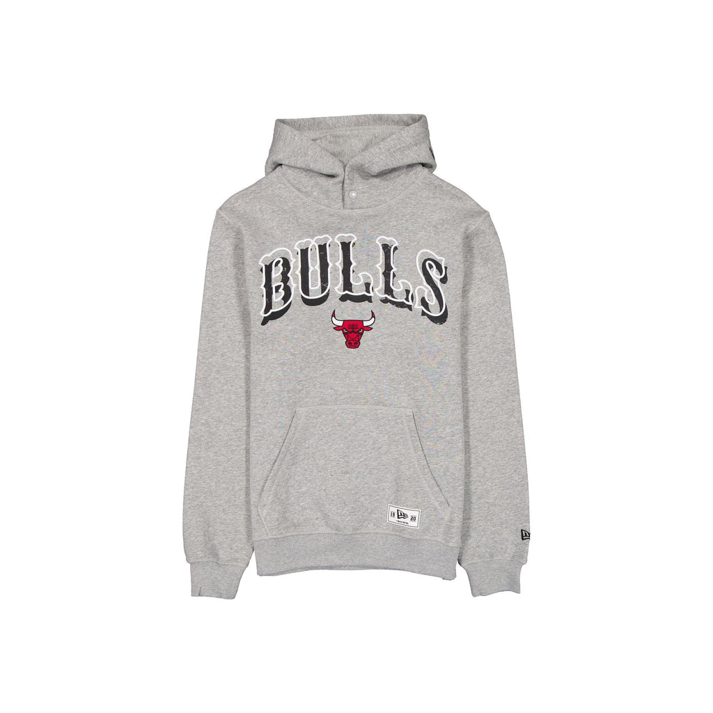 Chicago Bulls Heather Gray Varsity Hoodie