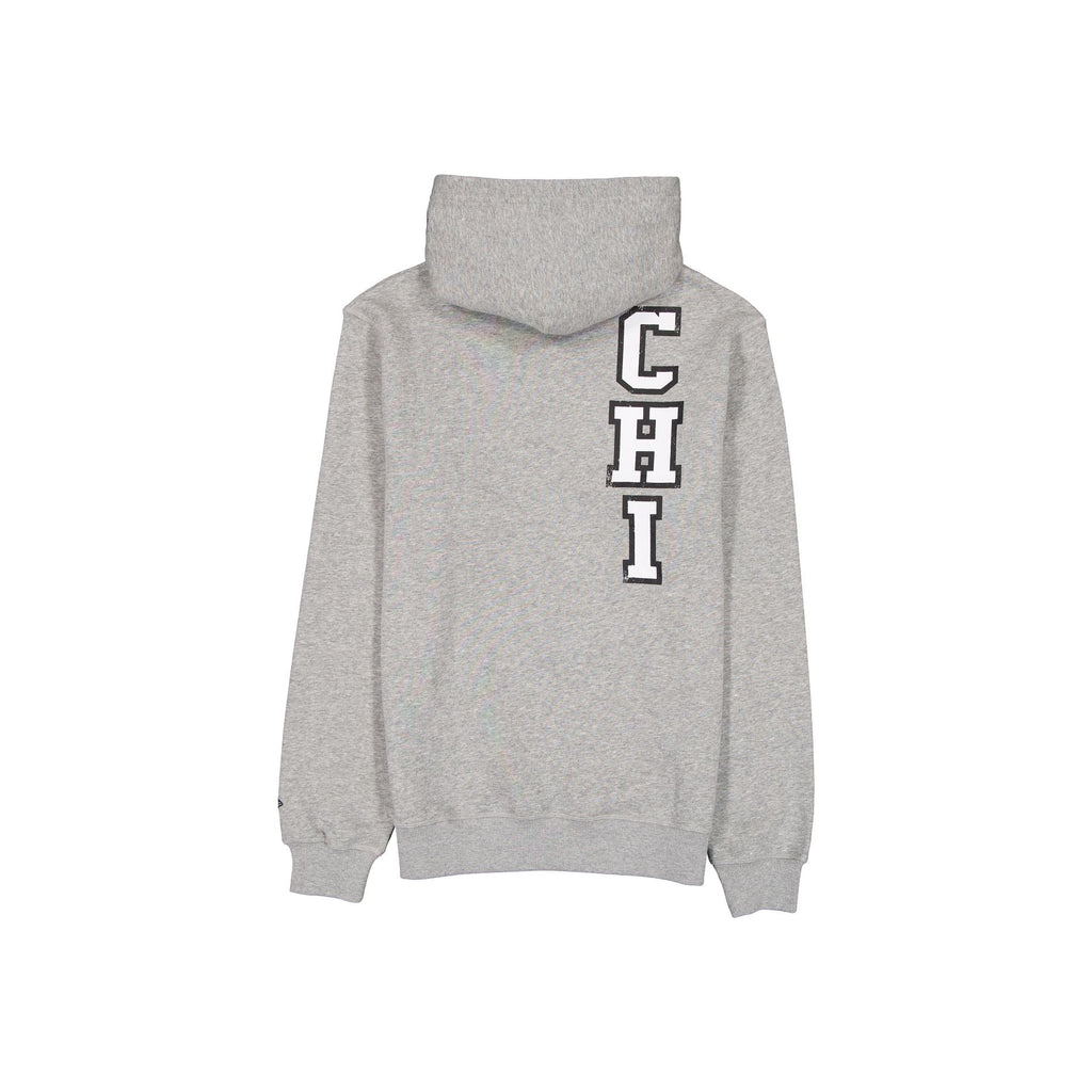 Chicago Bulls Heather Gray Varsity Hoodie