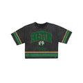 Boston Celtics Women's Vintage Stripe Cropped T-Shirt