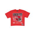 Kansas City Chiefs Women's Throwback Cropped Graphic T-Shirt