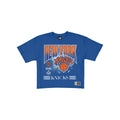 New York Knicks Women's Throwback Cropped Graphic T-Shirt